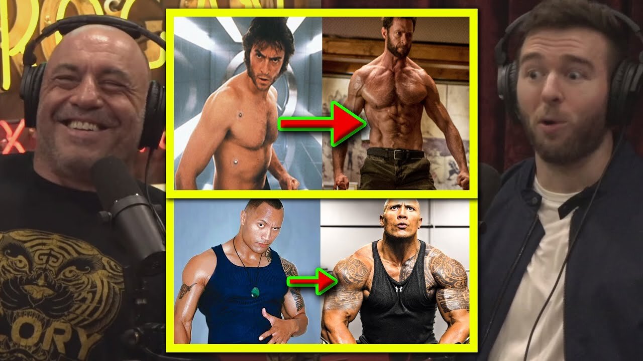 Joe Rogan: The ROCK Is NOT NATURAL! Is Hugh Jackman Juiced Up?!