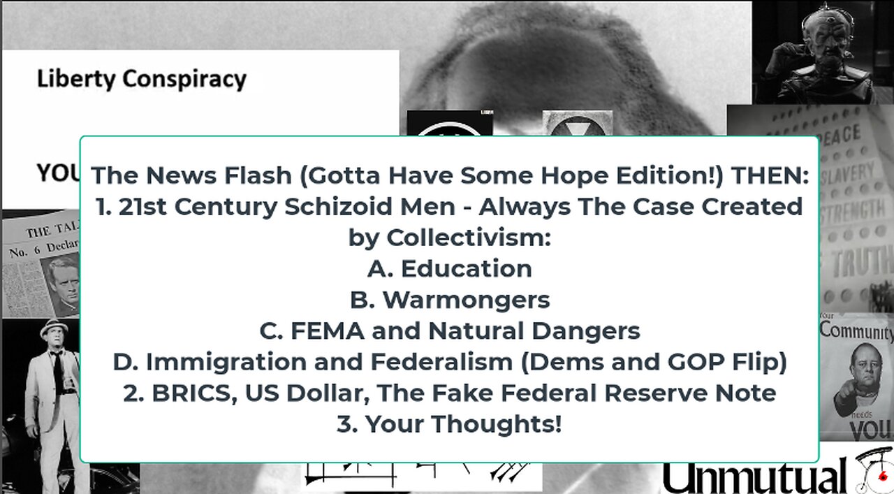 Liberty Conspiracy LIVE 11-11-24! 21st Century Schizoid State: Schools, Trump Staff, Border!