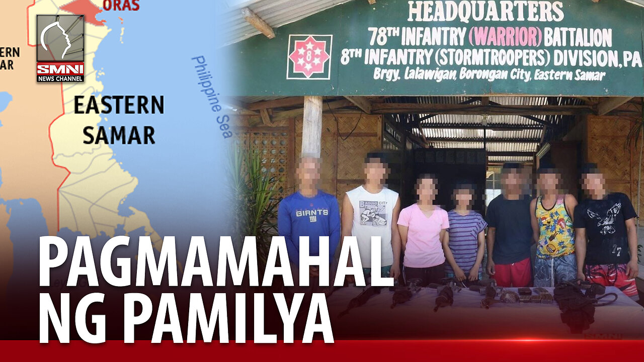 Pagmamahal ng pamilya, susi sa pagsuko ng mga miyembro ng NPA sa Samar at Eastern Samar