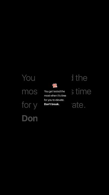 Don't break, Elevate ✌️💯🔥🔥🔥#short #motivation #KylaniMgmtTheY2KShow #wisdom