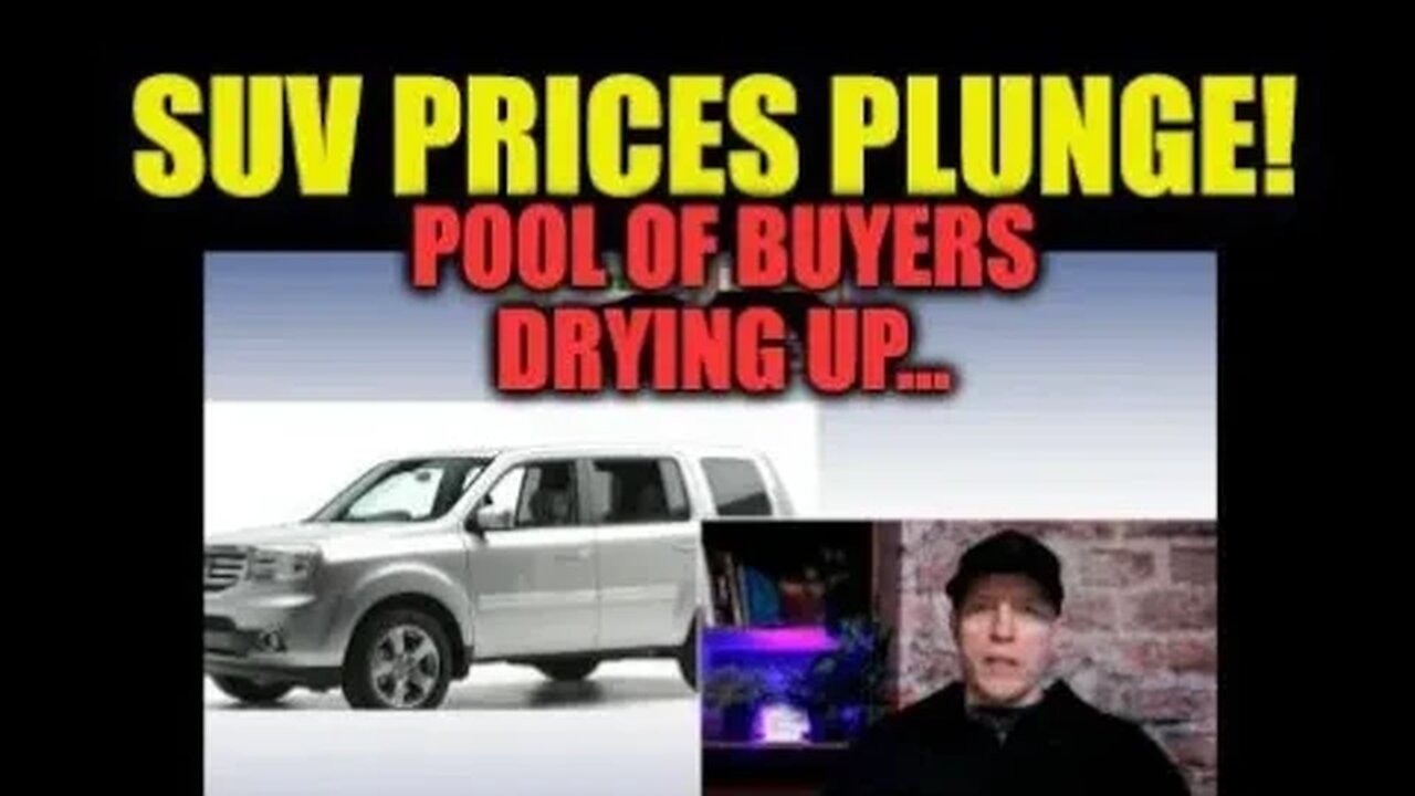 SUV PRICES PLUNGE, POOL OF BUYERS DRYING UP, DEALERS WILL SOON SLASH PRICES, REPO TSUNAMI IN 2023