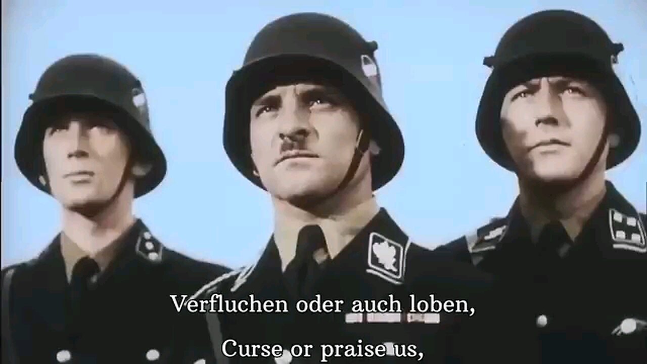 SS marschiert in Feindesland (Teufelslied) [German + English Lyrics]