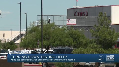 JBS meat plant in Tolleson declines state's offer to help with COVID-19 testing for the second time