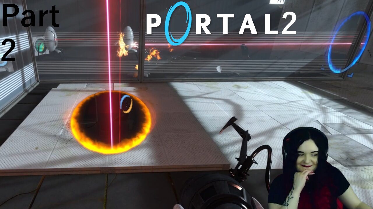 This is getting complicated!! Miss Darkness Play's Portal 2 - Part 2