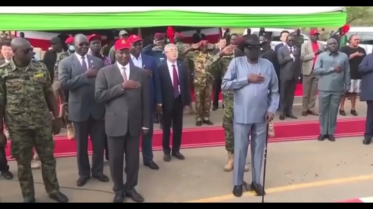 South Sudan President Pees Himself on Live TV #shorts