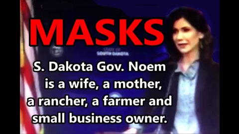 Governor NAILS IT about MASKS - To media, in only 19 seconds !!