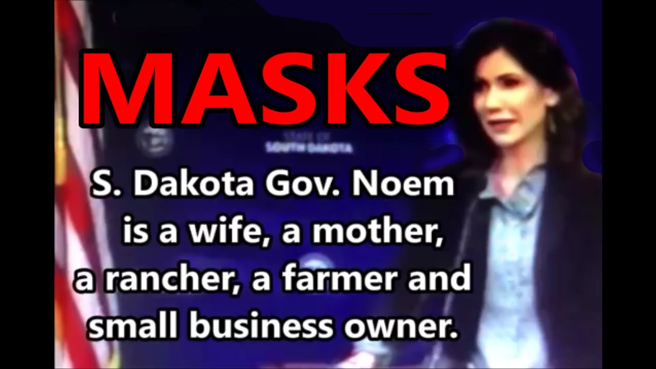 Governor NAILS IT about MASKS - To media, in only 19 seconds !!