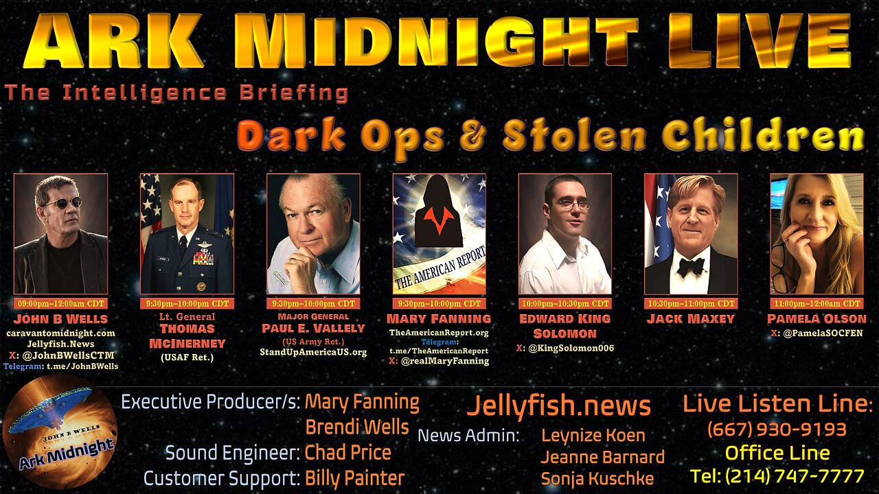 The Intelligence Briefing /Dark Ops & Stolen Children - John B Wells LIVE