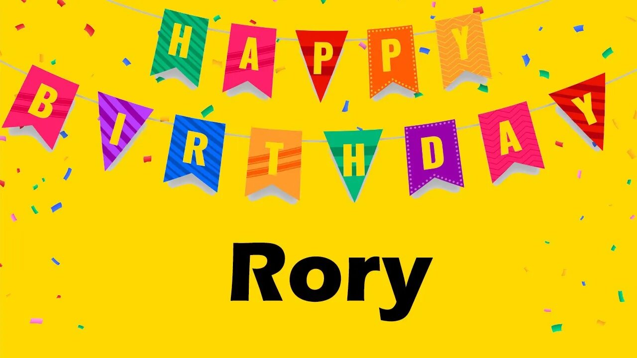 Happy Birthday to Rory - Birthday Wish From Birthday Bash