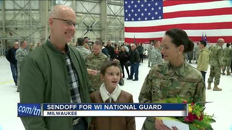 Sendoff For WI National Guard