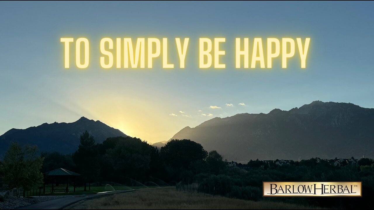 Can you Simply Be Happy