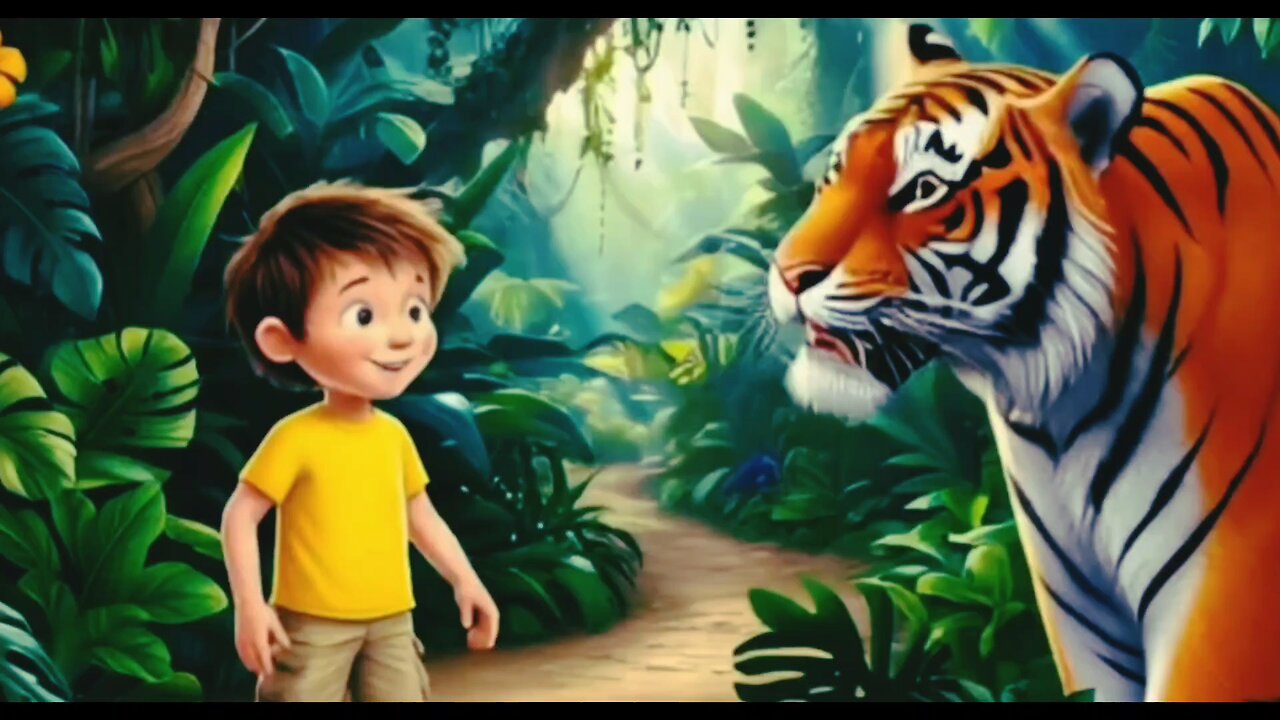 Timmy meets the Raja in a jungle