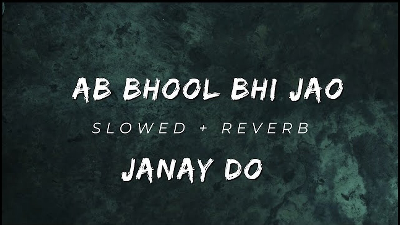 Ab Bhool Bhi Jao Humko Tum | Heart Touching Nasheed Lyrics