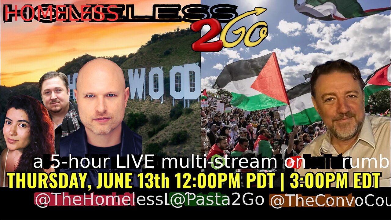 Homeless 2 Go Joint Live Stream - EU Elections, Fall of the Petro Dollar, School World Order