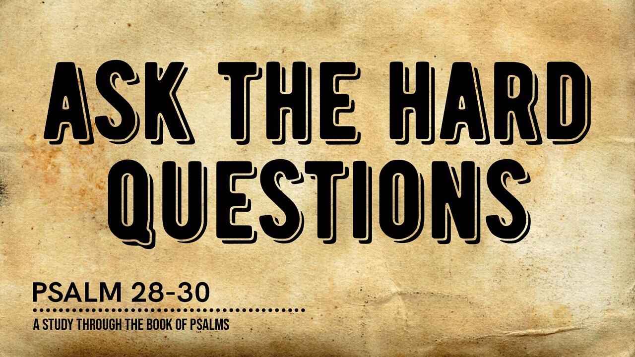 ASK THE HARD QUESTIONS | Pastor Shane Idleman