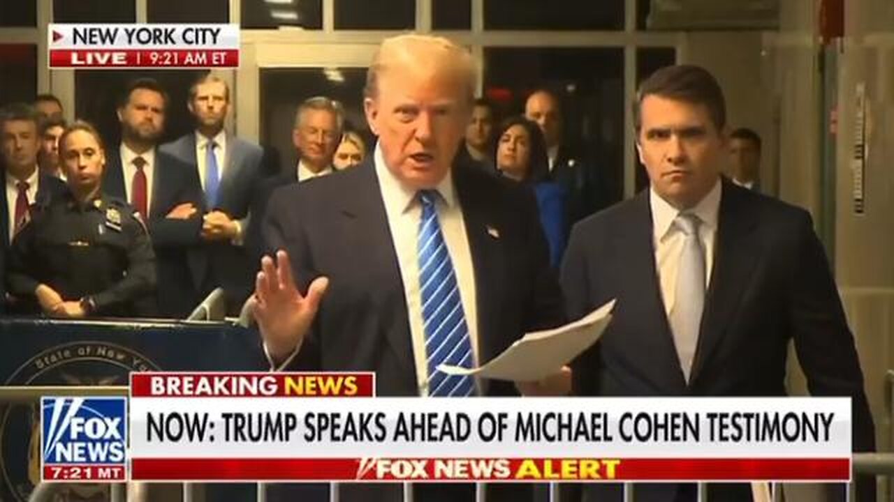 President Trump: "This Trial Is Rigged", Blasts Corrupt Judge Merchan Prior to Monday's Show Trial