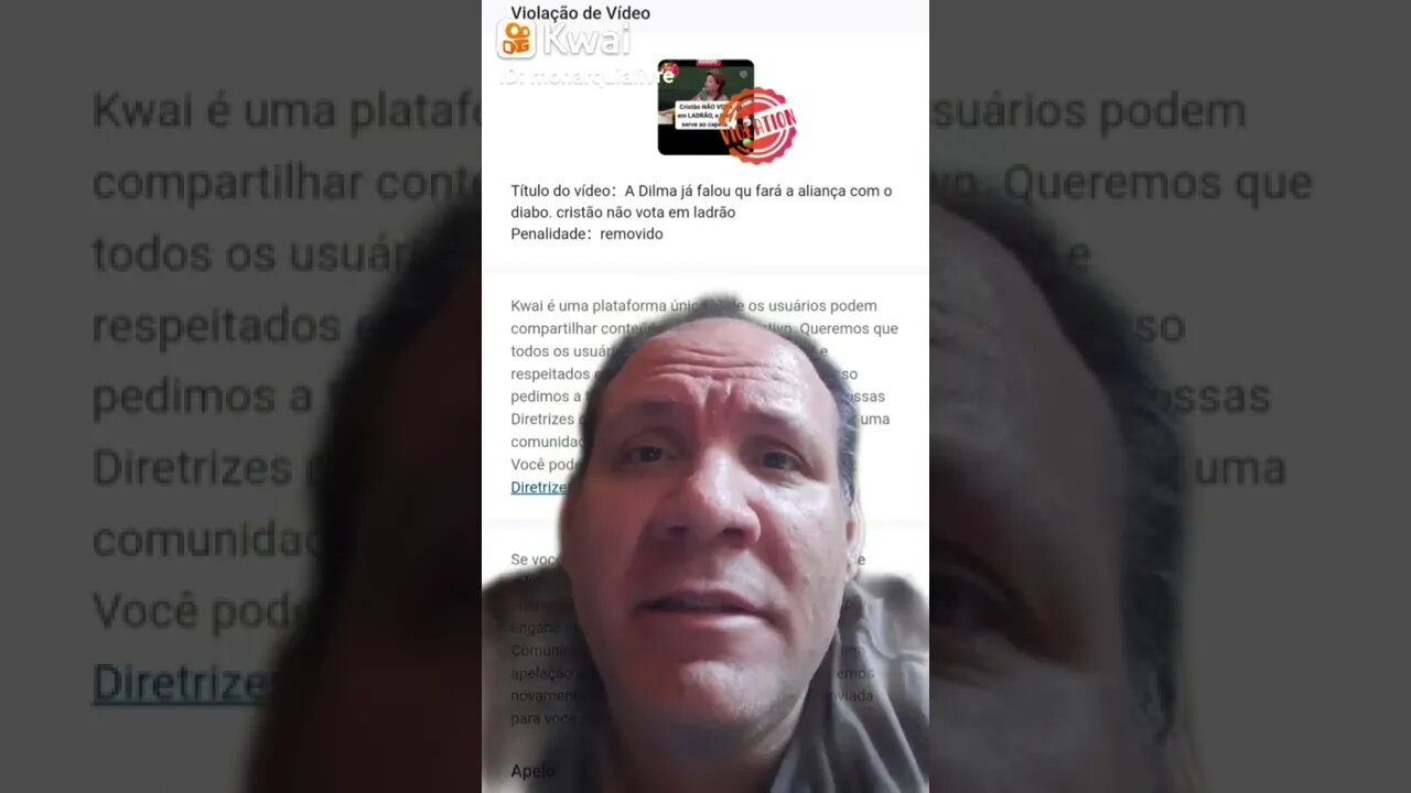 kwai Censura vídeo falando que Dilma faria até pacto com o diabo para vencer