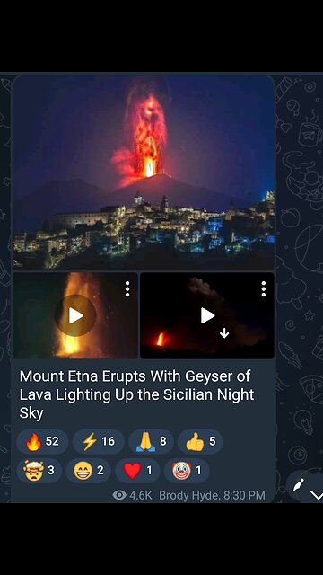 News Shorts: Mount Etna Erupts in Sicily