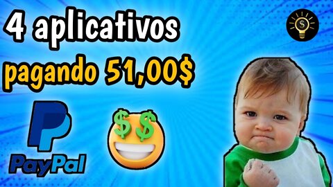 [4 APLICATIVOS]uma seleção especial de 4 Aplicativos pagando via PayPal🔥