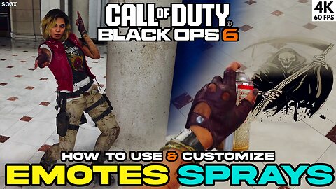 How To Use EMOTES & SPRAYS 💀 CALL OF DUTY: BLACK OPS 6