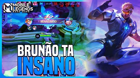 ESSE HERÓI TA SIMPLESMENTE INSANO NA RANKED | MUITO ROUBADO | BRUNO | MLBB