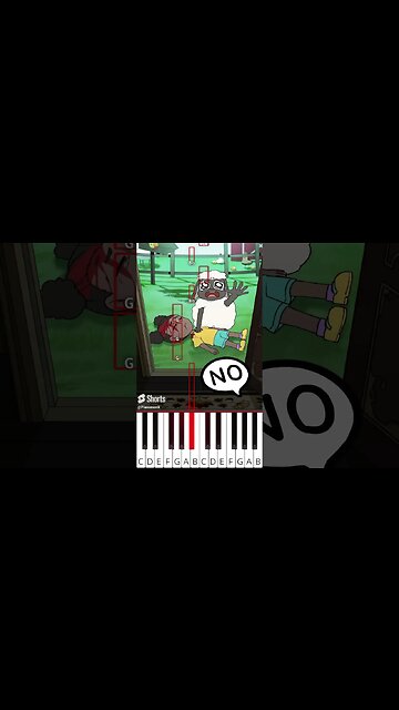 Give me candy (@GH.S) AMANDA THE ADVENTURER ANIMATION - Octave Piano Tutorial