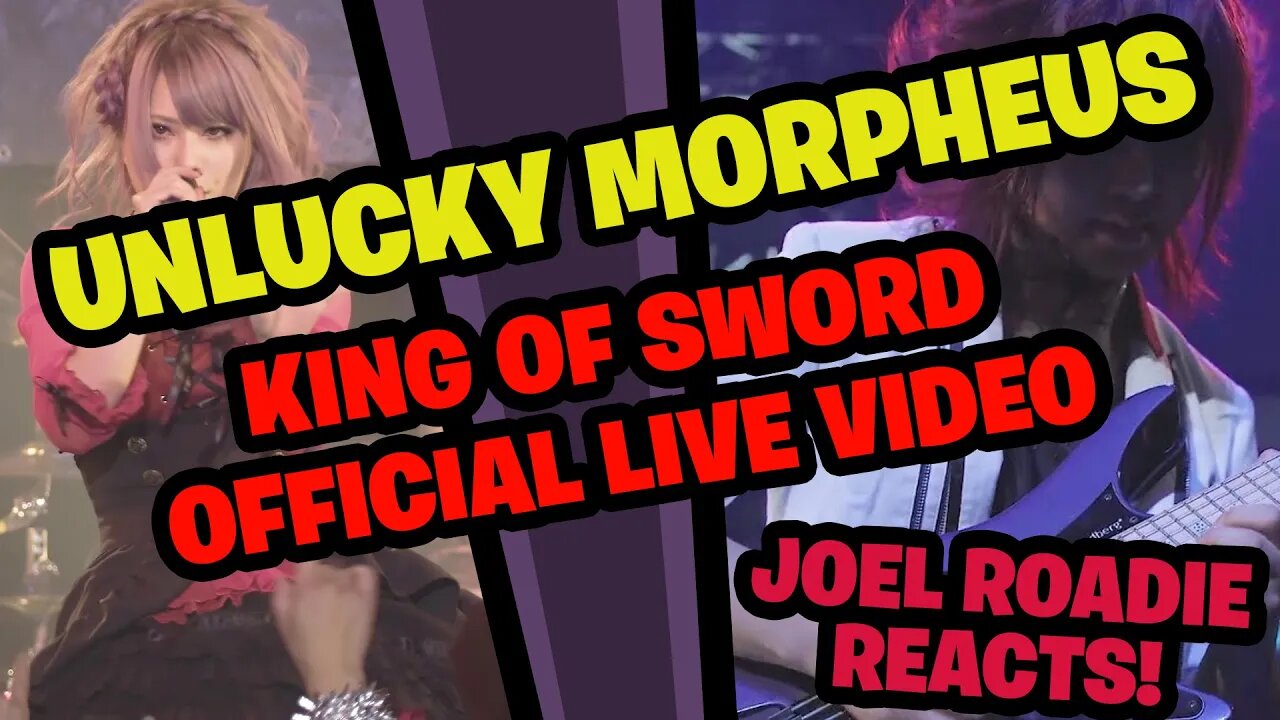 Unlucky Morpheus - Knight of Sword (Official LIVE video) - Roadie Reacts