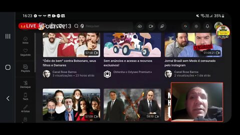 Novidades na concorrente do YouTube. Vídeos sem censura na Odysee?!