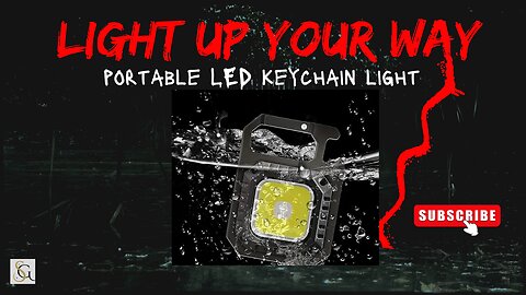 Struggling to Find Things in the Dark? Use the Keychain Flashlight for Instant Brightness Anywhere!