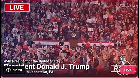 Trump Rally in Johnstown, Pennsylvania - Watch Party! August 30, 2024