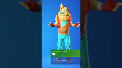 Fortnite IDK Emote