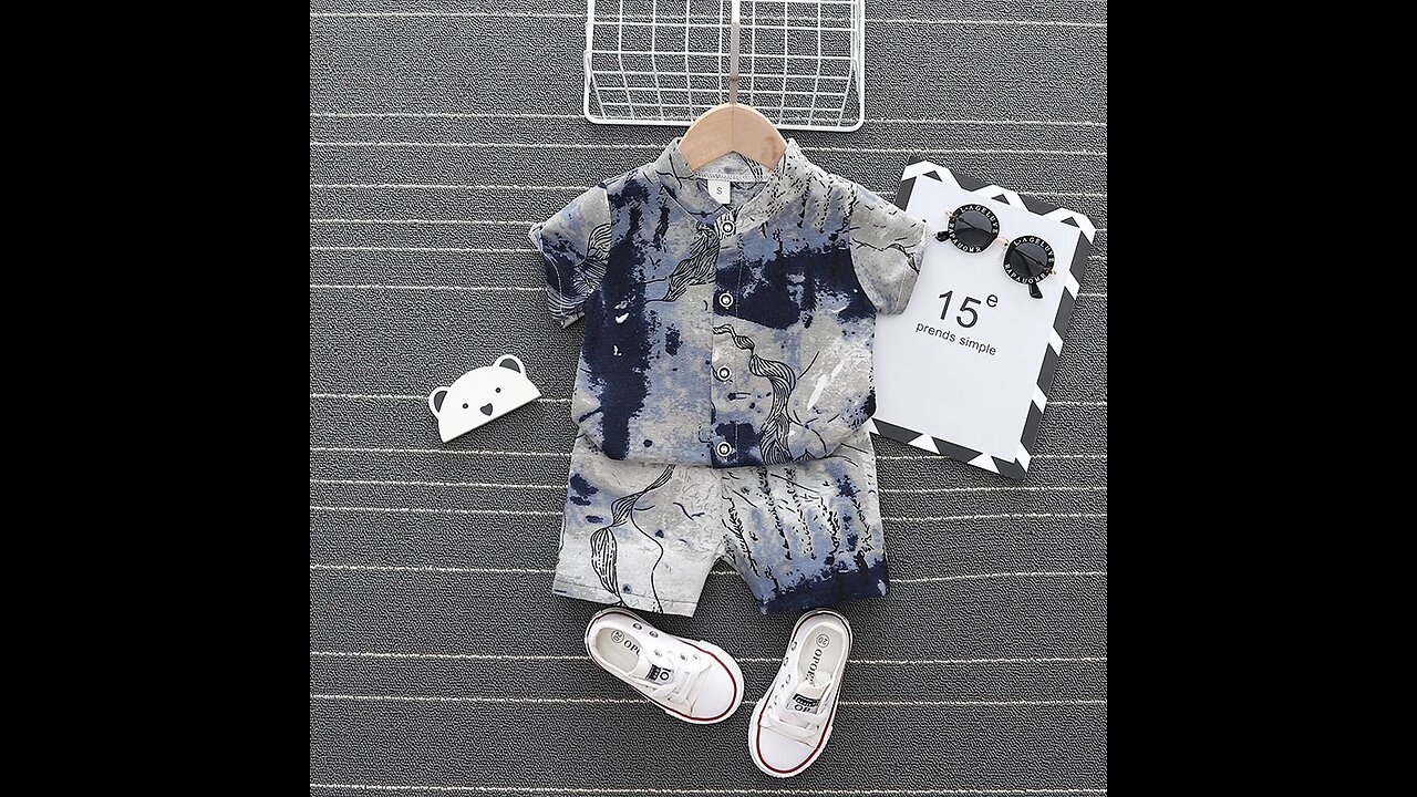 Cute Cotton Baby boys Short-Sleeves Shirt Clothes