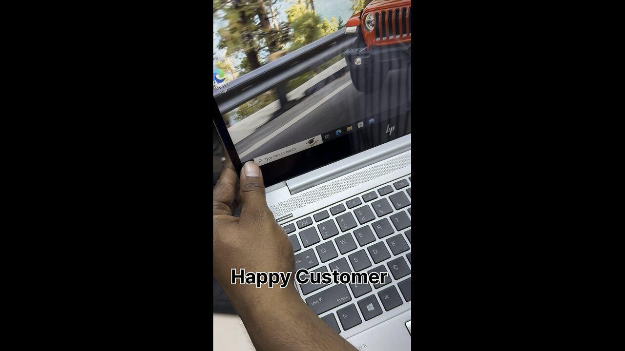 Happy Customer HP laptop touch screen