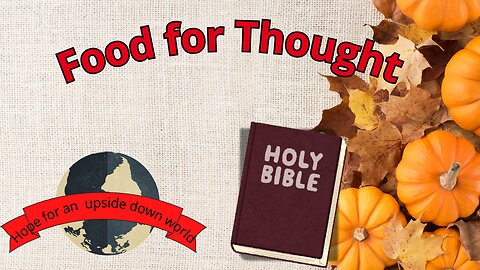 Food for Thought Part 3