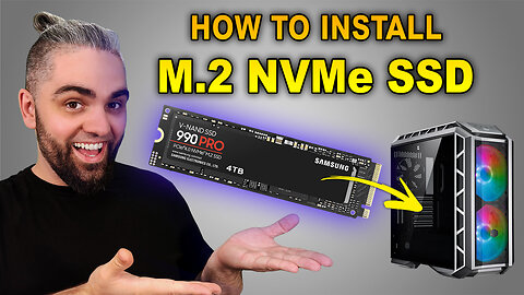 How to install and format M.2 NVMe SSD in a PC