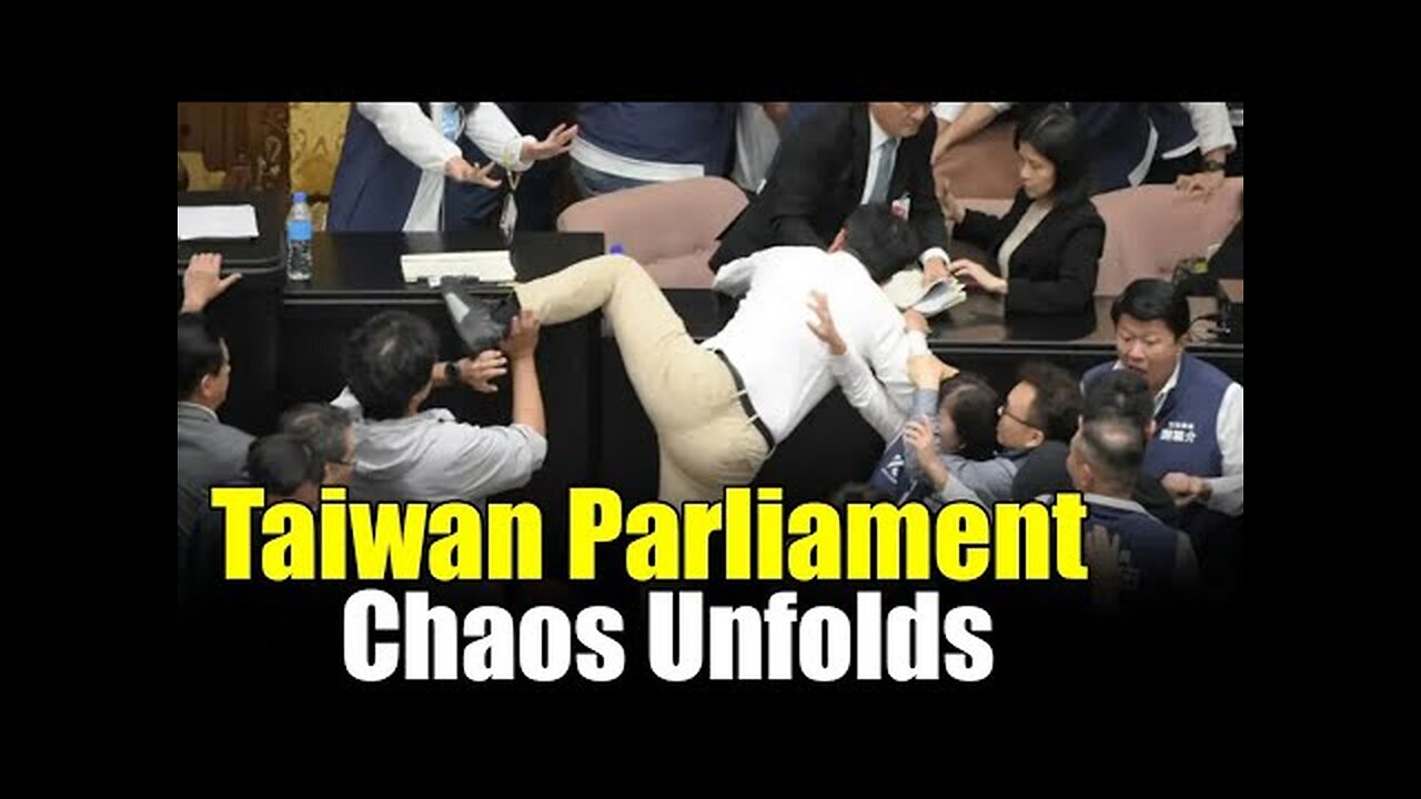 Taiwan Parliament: Chaos Erupts 🇹🇼