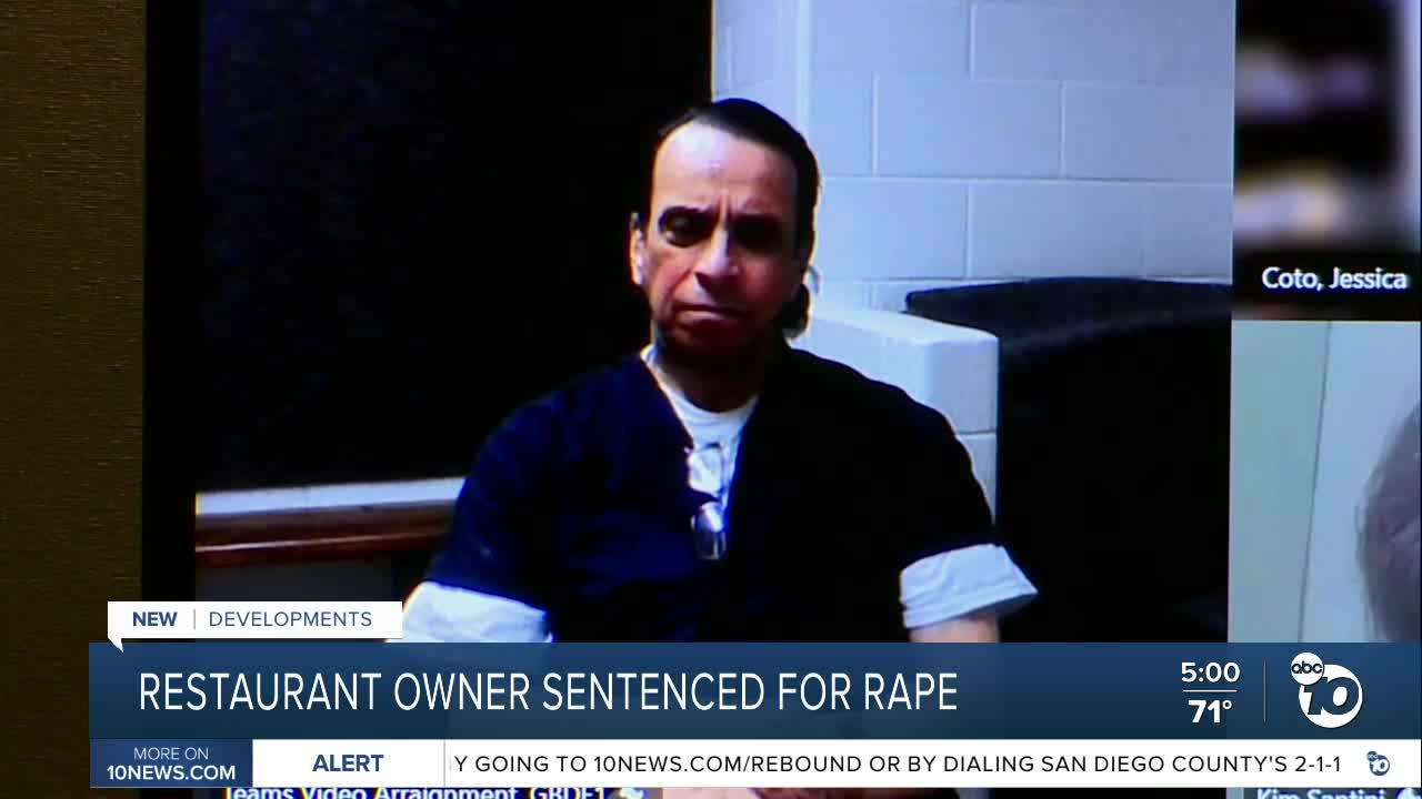 Former LJ restaurant owner sentenced to prison for rape conviction