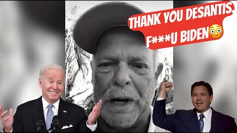 "Thank You DeSantis 😲.. F** You Joe Biden 😳" Florida Man In Tears Praised Gov.DeSantis For his Help.