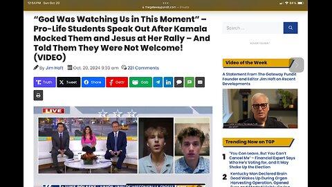 Pro-Life Students Speak Out After Kamala Mocked Them and Jesus at Her Rally