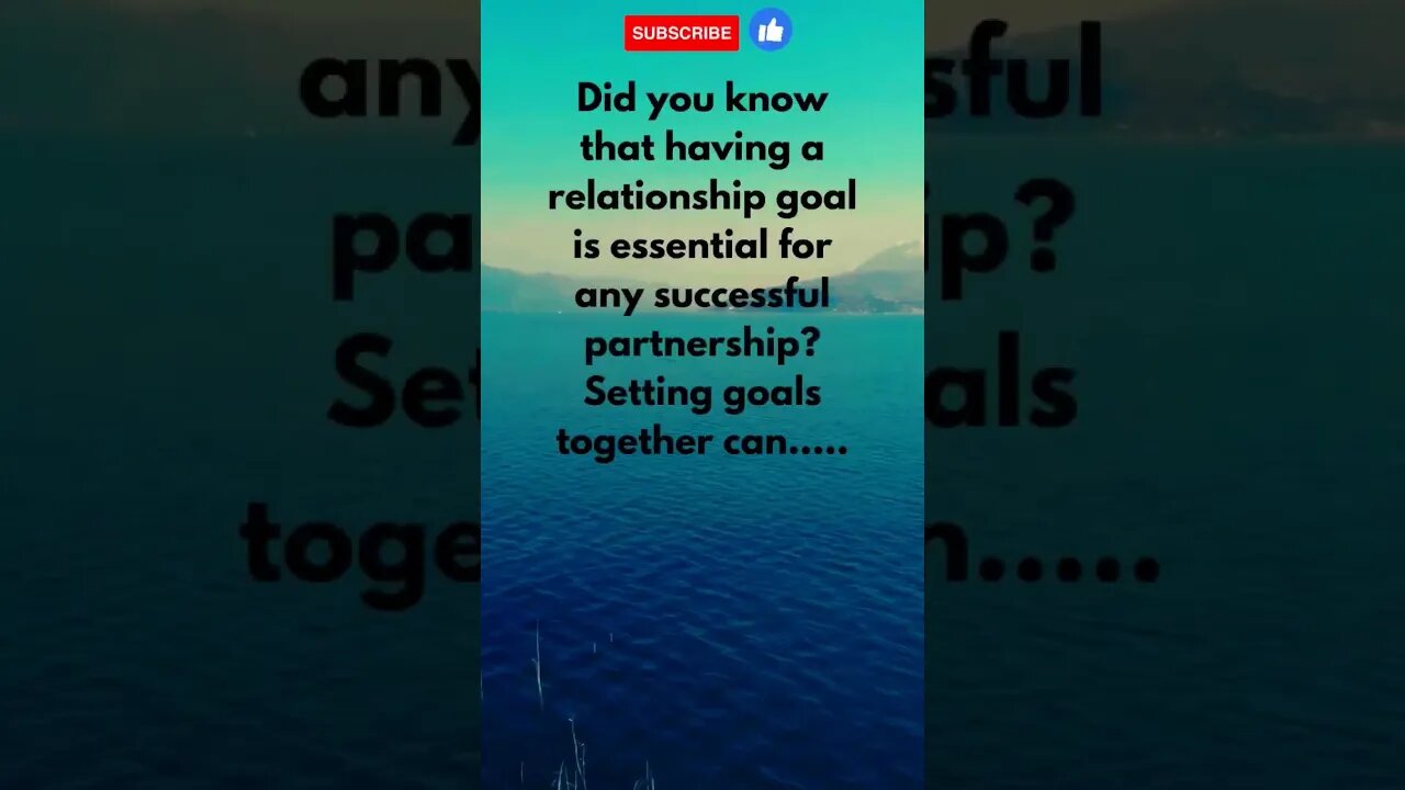 relationship goal is essential for any successful partnership #facts #motivation #quotes #love