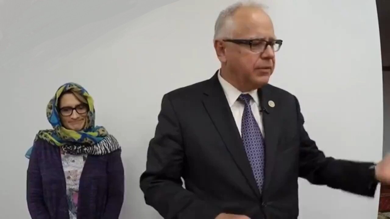 Holy WOW, And We Thought The Stolen Valor Stuff Was BAD! Watch Tim Walz 'Promote' Pro-Hitler Imam