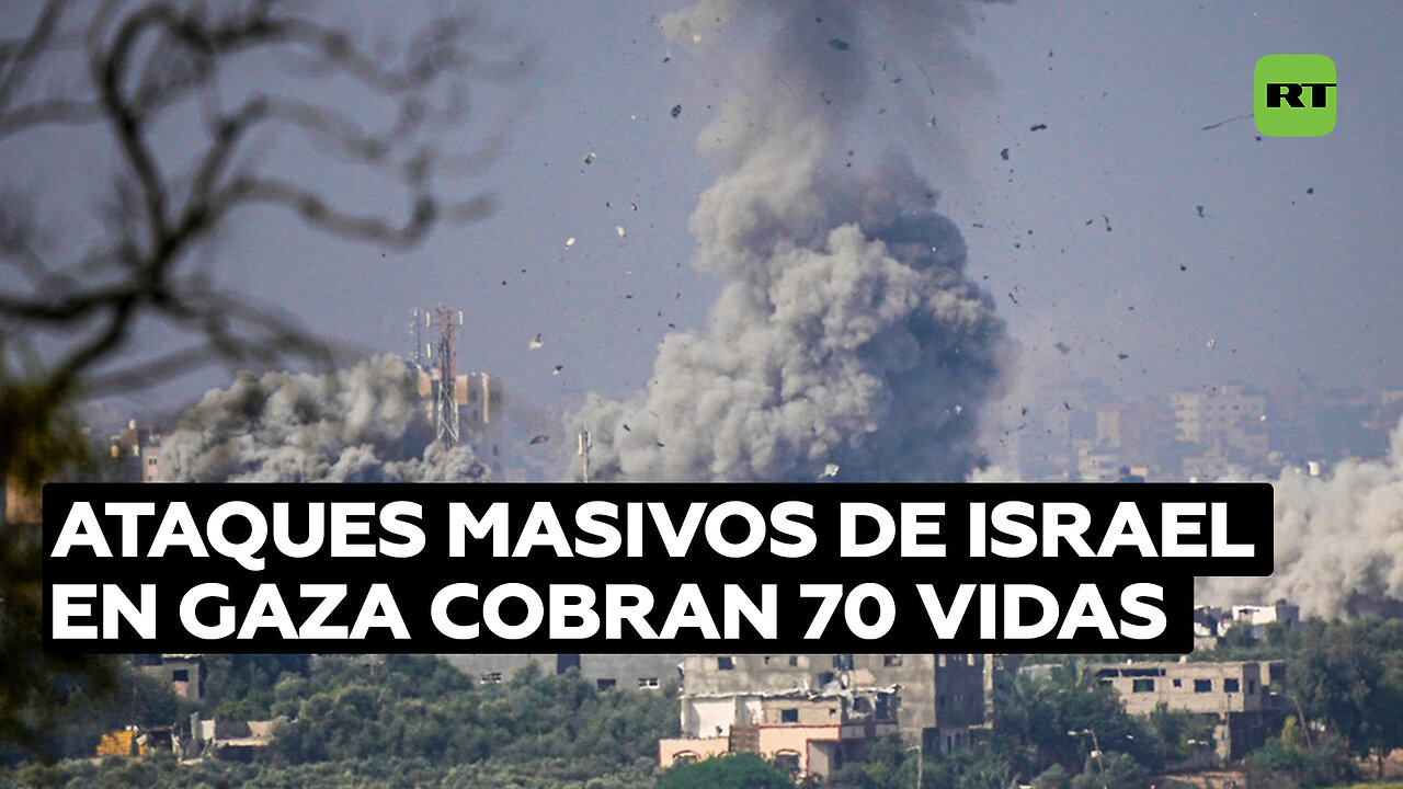 "Sangrientas masacres contra civiles": al menos 70 muertos en Gaza tras ataques israelíes nocturnos