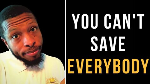 You CAN'T Save Everyone | Uzziah Israel