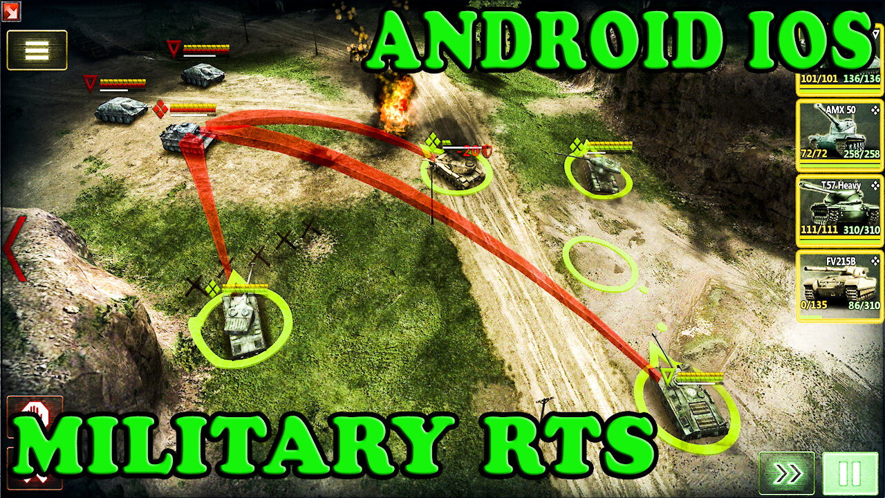 5 Military RTS Games on Android iOS