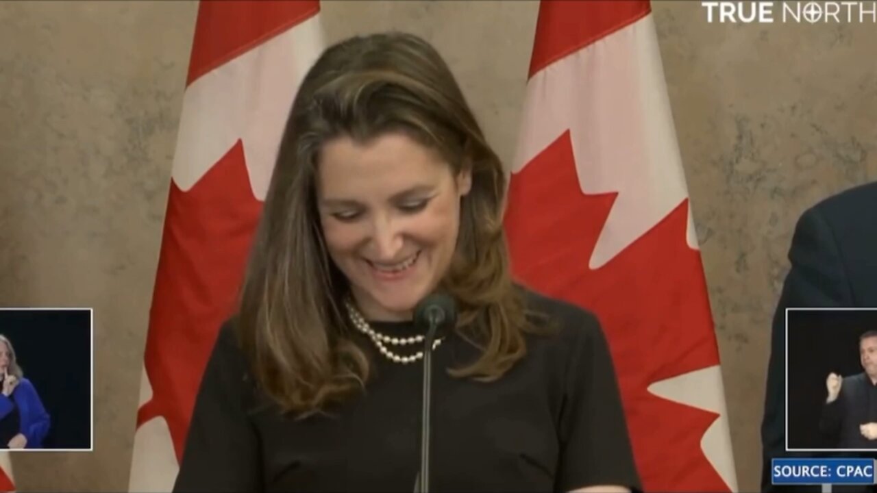 Deputy PM Chyrstia Freeland: “more accounts will be frozen”!