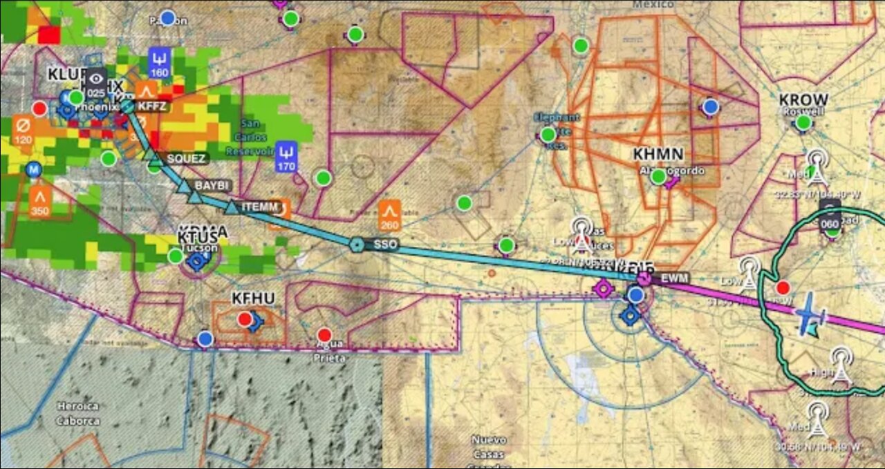 PA46 Piper Malibu - Rainy Arrival in Phoenix