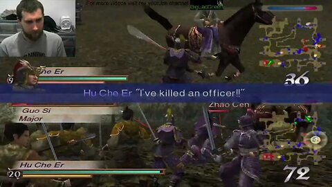 Dynasty Warriors 3 xtreme legends Playing as NPC Hu Che Er