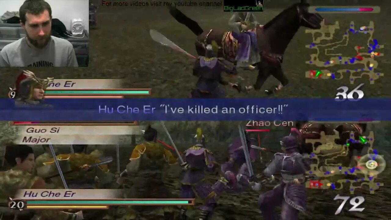 Dynasty Warriors 3 xtreme legends Playing as NPC Hu Che Er