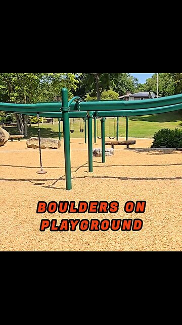 BOULDERS ON PLAYGROUND