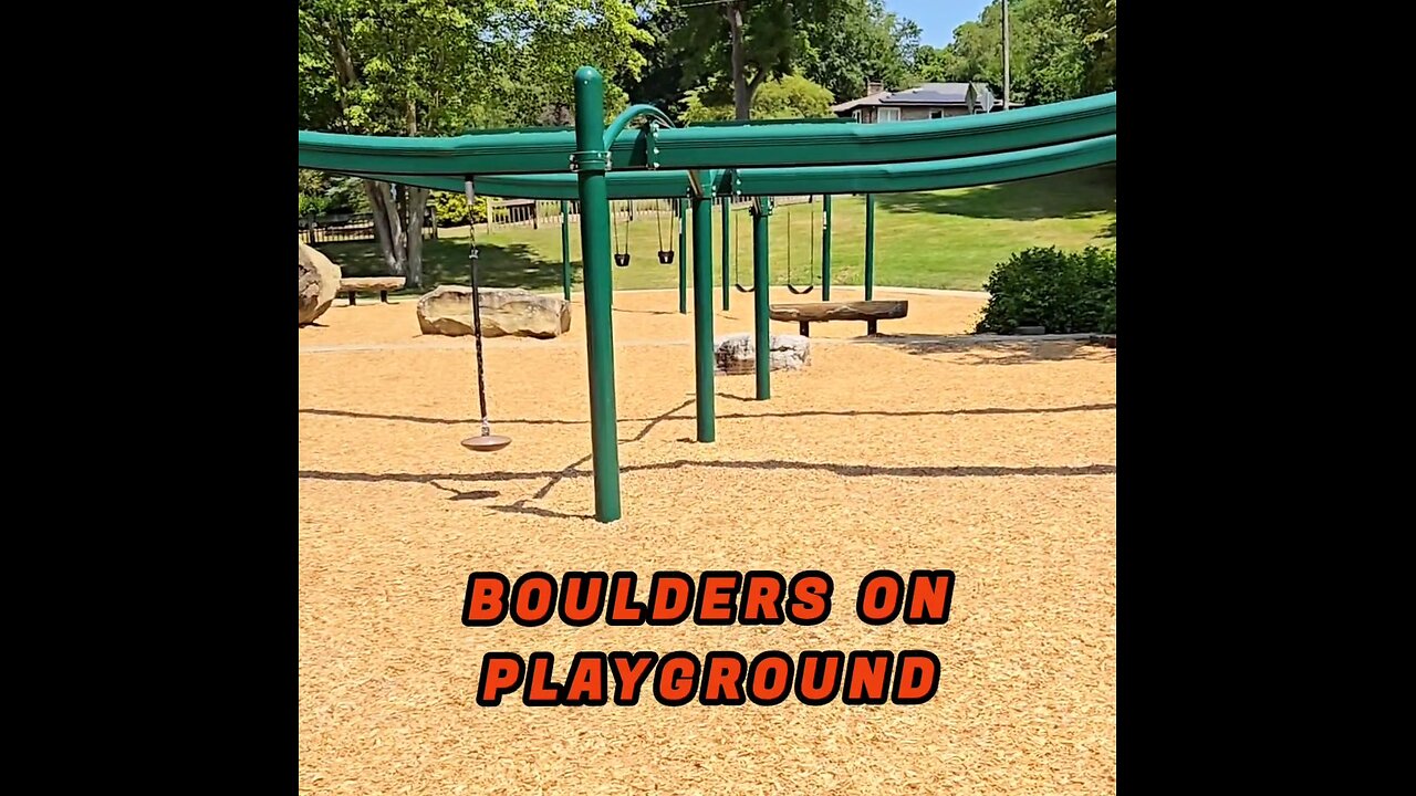 BOULDERS ON PLAYGROUND